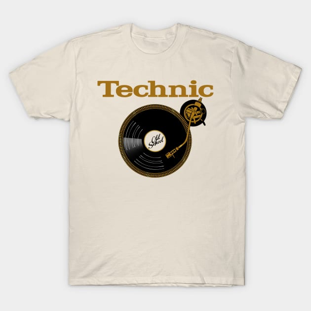 technic dj T-Shirt by retroracing